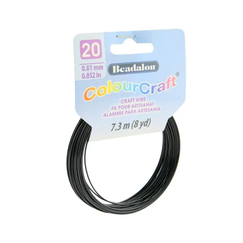 Vista 11 de Beadalon ColourCraft - Alambre para hacer joyas, artesanía pesada, núcleo de cobre estructural, calibre 16, bobina de cobre de 2.3 yardas
