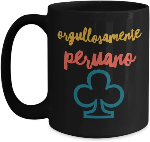 Vista 3 de Perú Futbol Taza de Cafe Vaso, taza café divertidas, tazas personalizadas, taza de café inspiradoras, taza con mensajes positivos.