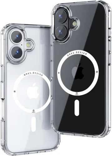 Vista 59 de ONES Funda delgada transparente para iPhone 8 Plus/7 Plus, PC + TPU híbrido, protección contra caídas de grado militar [antiamarillamiento], funda