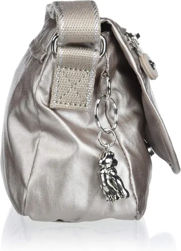 Vista 3 de Kipling Sabian - Bolso bandolera (tamaño pequeño), color metálico