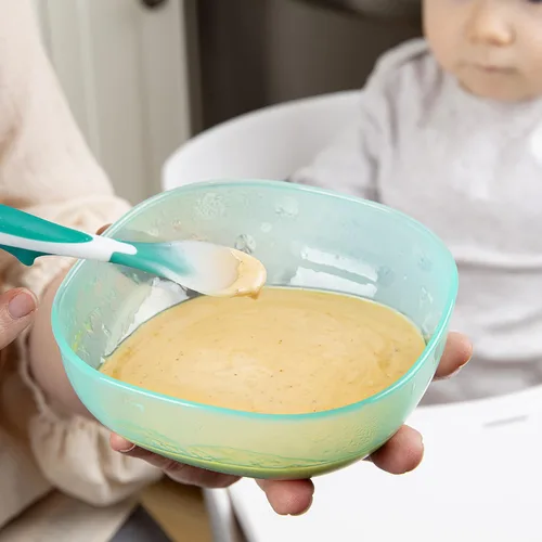 Vista 5 de Dr. Brown's TempCheck - Cucharas que cambian de color de temperatura para bebés y niños pequeños, sin BPA, 4 unidades (paquete de 12)