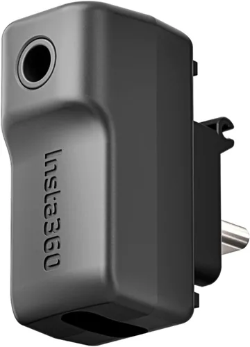 Vista 7 de CYNOVA Adaptador de micrófono externo para cámara Insta 360 X3