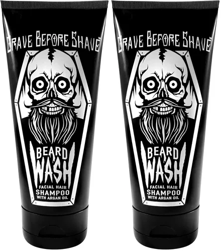 Vista 3 de GRAVE BEFORE SHAVE™ CHAMPÚ PARA LAVAR BARBA 6oz. Tubo