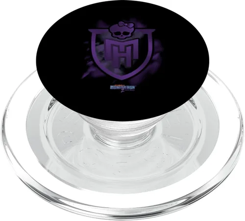 Vista 7 de Monster High Película - PopGrip estándar PopSockets con logotipo de MH Smokey