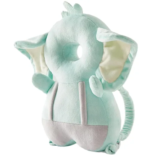 Vista 14 de Protector de cabeza para andador de bebé, ajustable, mochila de protección para la cabeza del bebé, almohadilla de seguridad (ángel) Protector