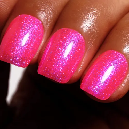 Vista 26 de Esmalte de Uñas en Gel con Purpurina, Esmalte de Uñas en Gel con Purpurina Rojo Sangre Brillante con Destellos, Esmalte de Uñas en Gel con Purpurina