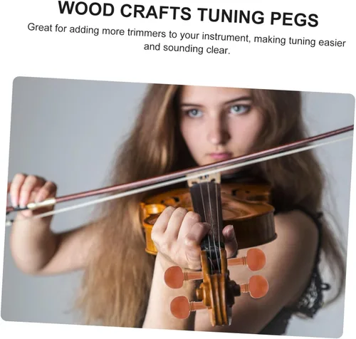 Vista 6 de Toyvian 12 piezas de afinadores de violín suministros de artes y manualidades, accesorios mecánicos, afinador de violín, clip en violín Turner