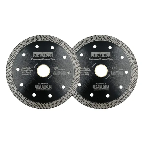 Vista 12 de DT-DIATOOL Hoja de granito de diamante de 4 pulgadas para azulejos de porcelana de mármol, disco de corte de diamante de cerámica con segmentos