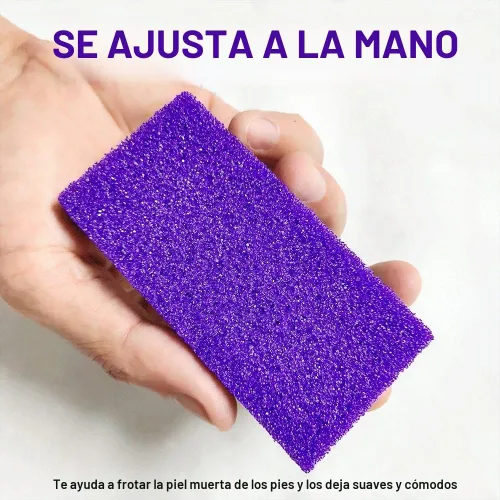 Vista 4 de Piedra pómez para pies, esponja desechable para limpiadores
