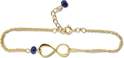 Vista 121 de Pulsera con dije de infinito con piedra natal, joyería hecha a mano, regalo para ella