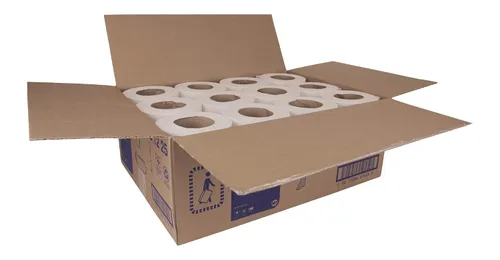 Vista 6 de Tork Basic Mini Centerfeed - Toalla de papel blanca M1, alta absorción, 12 x 266 hojas, 121225