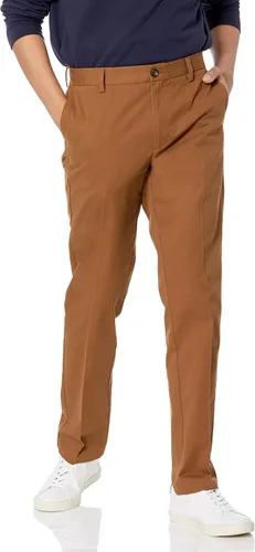 Vista 9 de Amazon Essentials Pantalón chino ajustado resistente a las arrugas, sin pinzas, para hombre