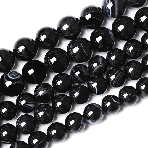 Vista 88 de 100 cuentas de piedra multicolor natural de 0.236 pulgadas (0.236 in), cuentas espaciadoras sueltas redondas para hacer pulseras, collares, aretes