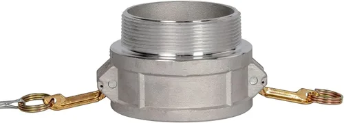 Vista 9 de 2 piezas de accesorios de bloqueo de leva fundida por gravedad de aluminio (parte B de 1 pulgada) de manguera de leva y ranura, acoplador hembra