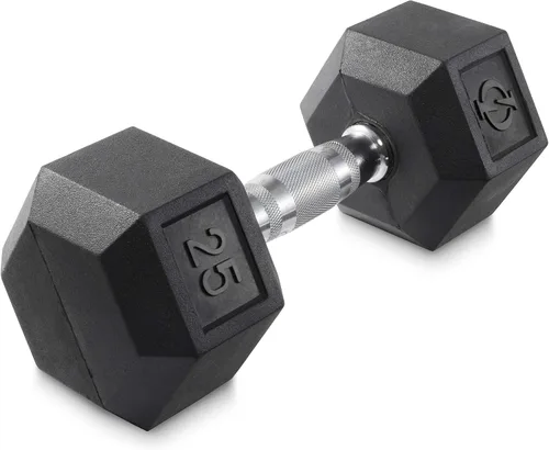 Vista 8 de Philosophy Gym Pesas de mano con mancuernas hexagonales recubiertas de goma