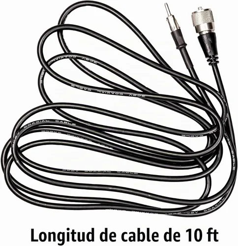 Vista 5 de RoadPro (RP-557) Kit de antena AM/FM de 28 pulgadas, de Acero Inoxidable con 2" resorte amortiguador