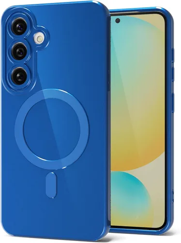 Vista 138 de Svanove Funda magnética de silicona para Samsung Galaxy S22, compatible con Magsafe, bonita funda para mujer, goma de gelatina brillante delgada