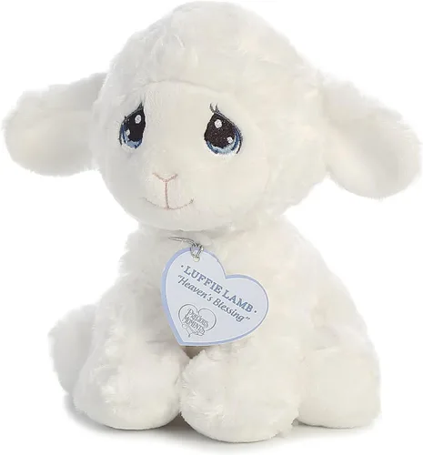 Vista 4 de Aurora® Adorable Precious Moments™ Luffie Cordero de Peluche - Juguetes Reconfortantes para Niños - para Regalos Sentidosos, Cumpleaños y Adultos
