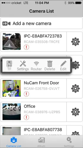 Vista 8 de NUCAM 32 GB Base magnética portátil inalámbrica alimentada por batería RV/Remolque/Camión Cámara de respaldo NuCam WR cámara IP de vigilancia