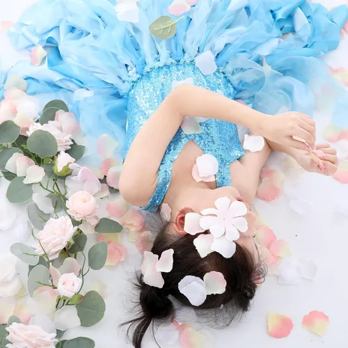 Vista 6 de Suppromo Vestido tutú para niñas pequeñas, fiesta de cumpleaños, vestido de tul con lentejuelas brillantes para niñas pequeñas, concurso