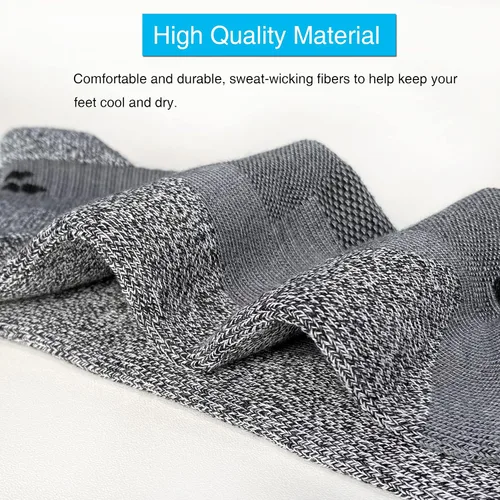 Vista 4 de APTYID Calcetines tobilleros acolchados para hombre (6 pares)
