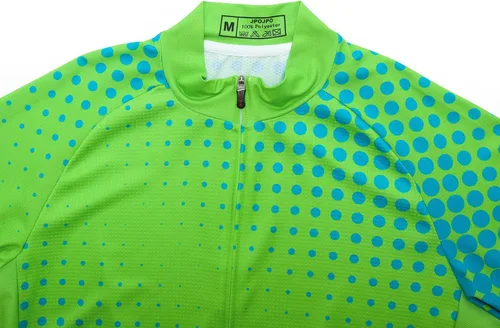 Vista 4 de Camiseta de ciclismo para hombre, camiseta de manga corta para ciclismo MTB, chaqueta reflectante para bicicleta con 3 bolsillos, tallas S-3XL