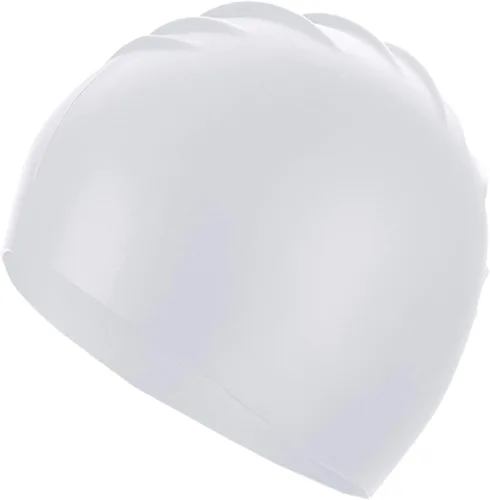 Vista 15 de Uttpll Gorro de natación de silicona impermeable, cómodo gorro de baño, gorro de natación para mujeres y hombres, gorra de baño impermeable