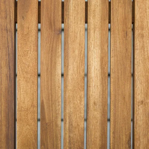 Vista 5 de Walker Edison Mueble de madera de acacia., Banco, Marrón