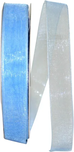 Vista 112 de Reliant Ribbon 25621-053-09C Cinta transparente de gasa, 1-1/2 pulgadas x 100 yardas, azul
