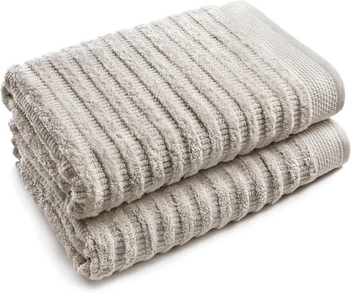 Vista 10 de Softerry Juego de toallas de baño de algodón orgánico puro, 100% algodón suave, extra absorbentes y duraderas, de secado rápido de 500 GSM, calidad