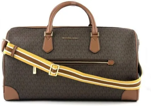 Vista 2 de Michael Kors Bolsa de viaje grande en PVC Signature Marrón