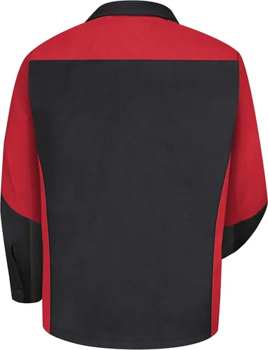 Vista 2 de Red Kap Camisa de manga larga de dos tonos para hombre