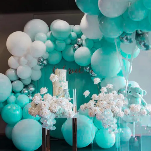Vista 217 de PartyWoo 50 globos de látex color piel albaricoque, globos de helio boho de Albaricoque-f05