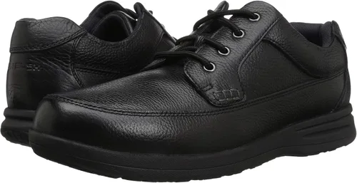 Vista 3 de Nunn Bush Cam Oxford - Zapato casual para caminar Negro(Black Tumbled)
