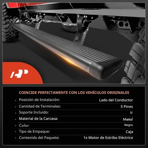 Vista 2 de A-Premium - Conjunto de motor de estribo eléctrico para lado izquierdo del conductor con soporte