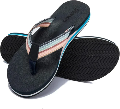 Vista 5 de Sandalias para mujer, ortopédicas, cómodas y casuales, con soporte de arco
