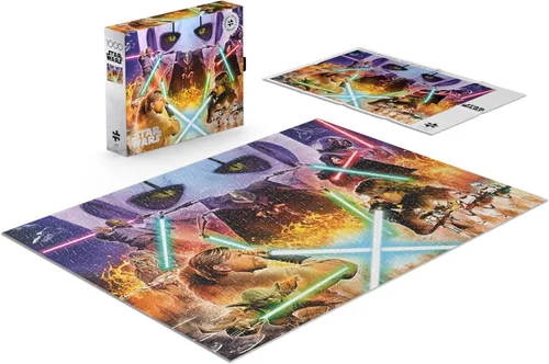 Vista 4 de Buffalo Games - Silver Select - Star Wars - Si no estás conmigo, entonces eres mi enemigo. - Rompecabezas de 1000 piezas para adultos -Rompecabezas