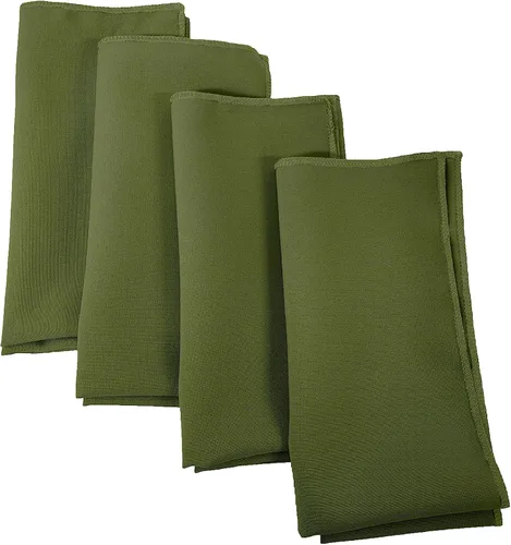 Vista 90 de LA Linen Paquete de 10 servilletas de popelina de poli, servilletas de tela suave, servilletas lavables y reutilizables, servilletas de mesa