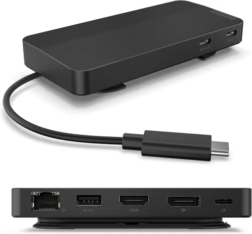Vista 6 de Lenovo ThinkPad híbrido USB-C con base USB-A US (40AF0135US)