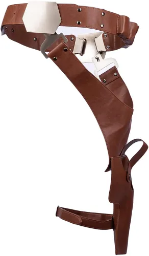 Vista 4 de Han Solo Belt with Buckle Updated Holster PU Prop Cosplay Costume Accessory