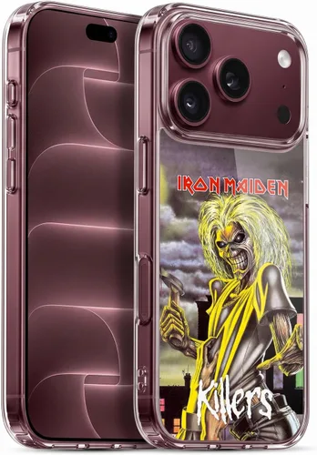 Vista 291 de Head Case Designs Funda de gel suave con licencia oficial de Iron Maiden Brave New World, compatible con Apple iPhone 7 Plus/iPhone 8 Plus Nuevo