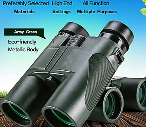 Vista 3 de Telescopio Binoculares para Exteriores Telescopio de visi243;n Nocturna de Bajo Nivel de luz Ocular Grande Profesional Telescopio de Metal Campo