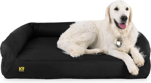 Vista 23 de K9 Ballistics Cama ortopédica resistente para perros con cojín pequeño, lavable, duradera y resistente al agua, hecha para perros de juguete y Negro