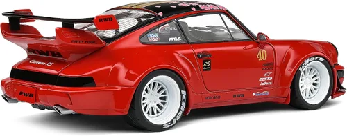 Vista 9 de Motor city classics Solido Escala 118 RWB - RED Sakura -2021