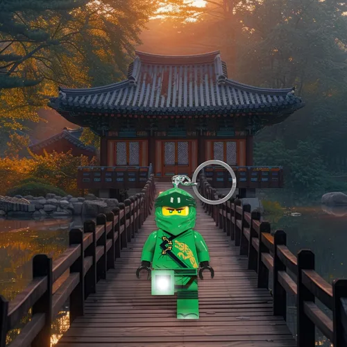 Vista 8 de LEGO Ninjago Llavero de luz - Lloyd (KE150H)