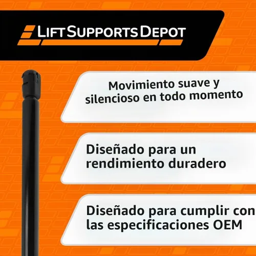 Vista 4 de 2 amortiguadores para escotilla trasera, para Nissan Xterra 2005-2014