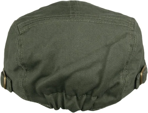 Vista 3 de Gorra de algodón plana estilo Ivy Gatsby Newsboy sombrero de caza para hombre