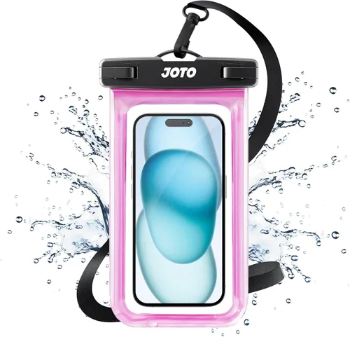 Vista 13 de JOTO Funda universal impermeable de hasta 7 pulgadas para iPhone 17 Air 16 15 14 13 12 11 Plus Pro Max, IPX8 bolsa seca para teléfono celular XR X
