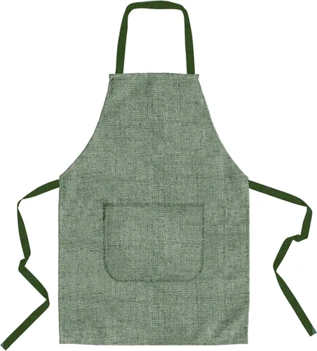 Vista 10 de Delantales de chef Cocinar hornear a la parrilla para restaurante casero Delantales de cocina premium con doble bolsillo para hombres y mujeres