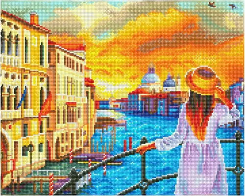 Vista 12 de DIAMOND ART BY LEISURE ARTS Kits de pintura de diamantes para adultos de 14 x 16 pulgadas, vino abstracto avanzado, taladro completo, kits de arte